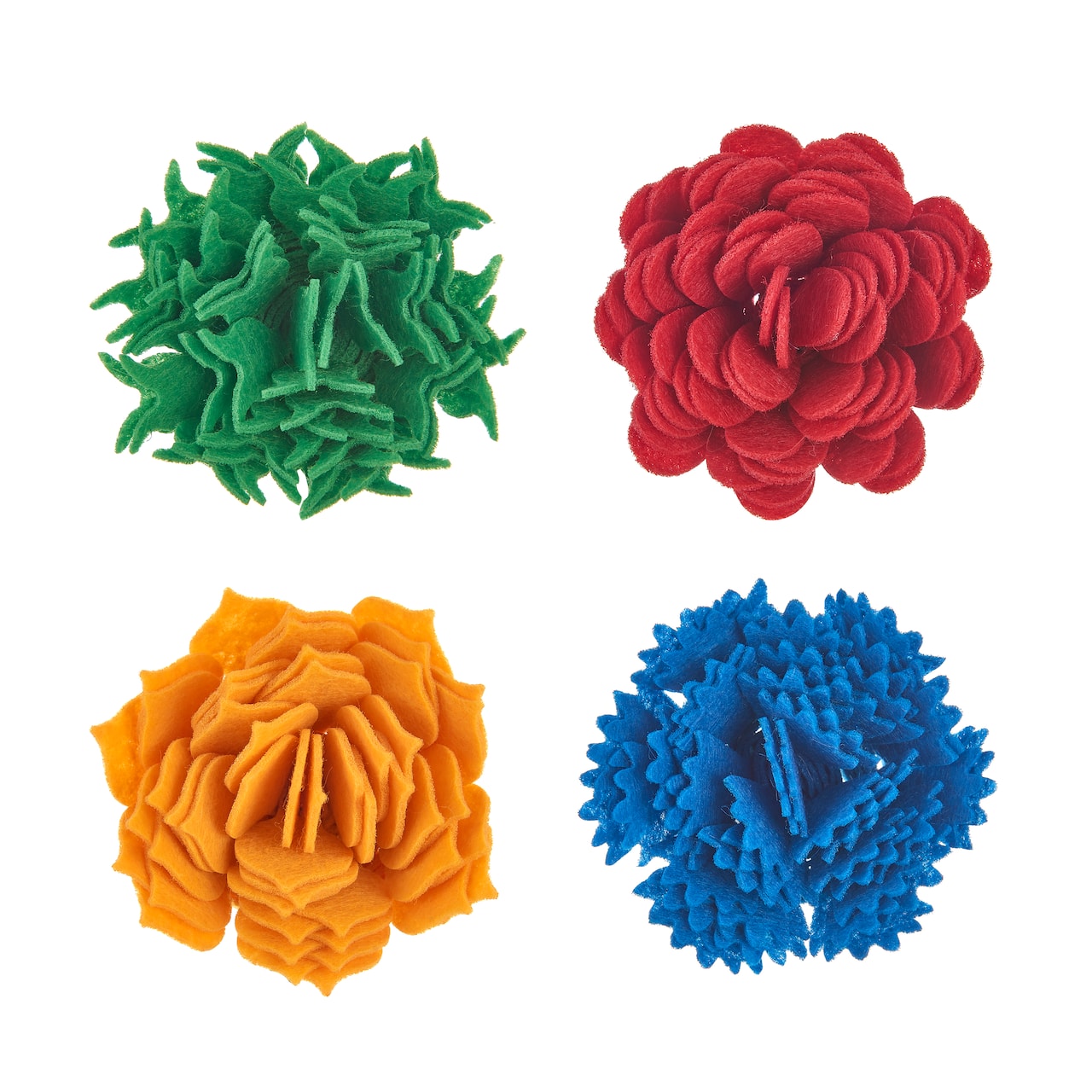 12 Pack: Felt Ribbon Flower Craft Kit by Creatology™
